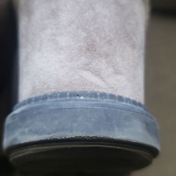 Aquatalia boots women's size 9 suede wedge boots suede neutral zipper vg… - Picture 11 of 16